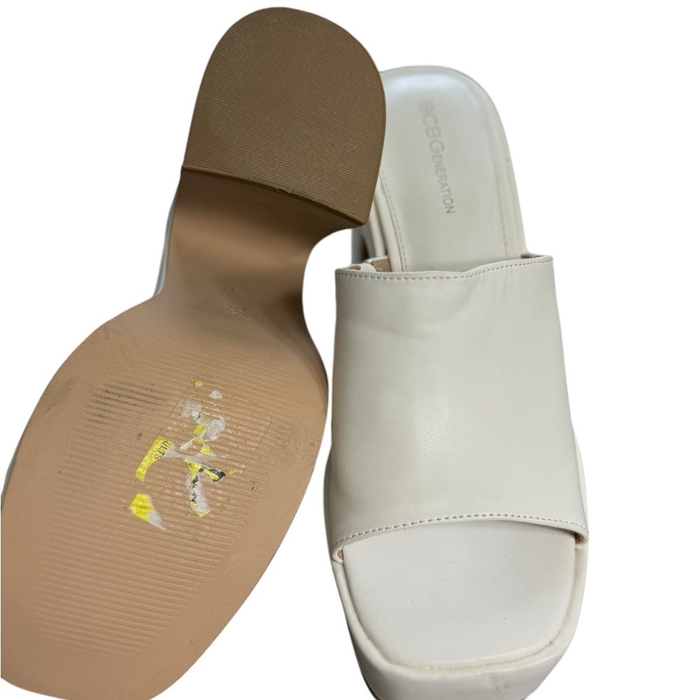 Bcbgeneration White Platform Sandals - image 6